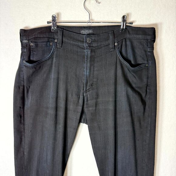 Citizen's of Humanity by Jerome Dahan Black Straight Leg Pants Mens Size 36 x 31 - Picture 1 of 13